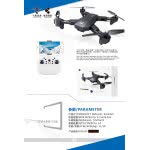 Toys-shop Choice Drone Quadcopter 2.4G With Aurora 720P 0.5MP WIFI Camera And Air Pressure Altitude Holding And Foldable JF05948