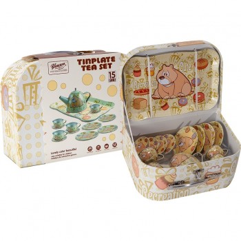 OEM Tinplate Tea Set Beige Bear 640266-555 6033950640266