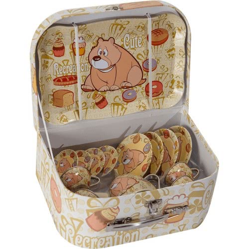 OEM Tinplate Tea Set Beige Bear 640266-555 6033950640266