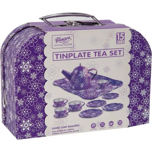 OEM Tinplate Tea Set Purple 640273-555 6033950640273