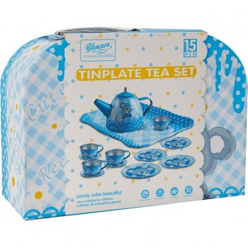 OEM Tinplate Tea Set Light Blue Bear 640280-555 6033950640280