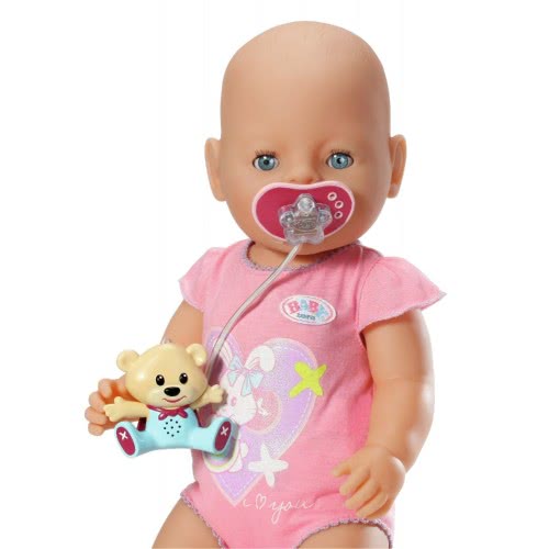 MGA Entertainment Baby Born Πιπίλα Με Κλίπ, Φως Και Μουσική - 2 Σχέδια 819258 4001167819258