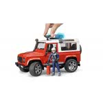bruder Land Rover Defender Πυροσβεστικό Όχημα Με Πυροσβέστη 02596 4001702025960