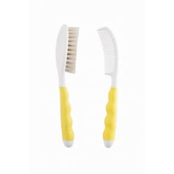 MAM Prima Brush And Comb 0+ Months, Yellow 902 4042894443040