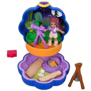 Mattel Polly Pocket Ο Κόσμος Της Polly Mini Σετάκια - Κατασκήνωση GCD62 / FWN40 887961679342