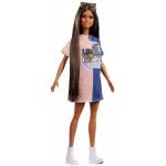 Mattel Barbie Fashionistas 103 Φόρεμα - Πουλόβερ Ροζ - Μπλε Love 1959 FBR37 / FXL43 887961694499