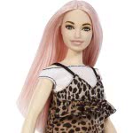 Mattel Barbie Fashionistas Doll 109 Leopard Dress And Pink Hair FBR37 / FXL49 887961694666