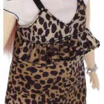 Mattel Barbie Fashionistas Doll 109 Leopard Φόρεμα Και Ροζ Μαλλιά FBR37 / FXL49 887961694666