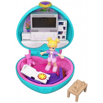 Mattel Polly Pocket Ο Κόσμος Της Polly Mini Σετάκια - Σαλόνι GCD62 / GCN07 887961731521