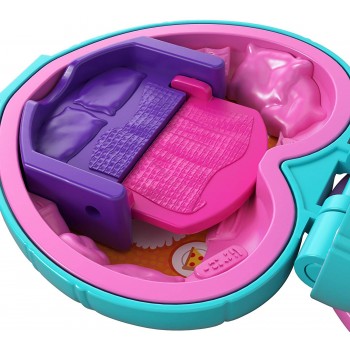 Mattel Polly Pocket Ο Κόσμος Της Polly Mini Σετάκια - Σαλόνι GCD62 / GCN07 887961731521