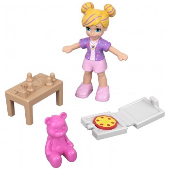 Mattel Polly Pocket Ο Κόσμος Της Polly Mini Σετάκια - Σαλόνι GCD62 / GCN07 887961731521