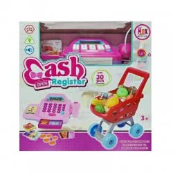 Toys-shop Choice Ταμειακή Μηχανή Cash Register Set Και Καρότσι Super Market JU042973 6990416330232