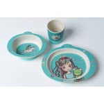 Chic Mic Παιδικό Σετ Φαγητού Set Of 3 Queeny And Frog ΒΚS334 4260375685929