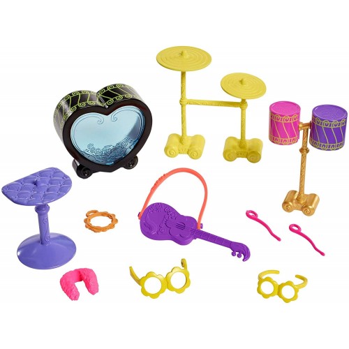 Mattel Enchantimals Rockin Drumset Κούκλα Και Ζωάκι Με Αξεσουάρ FCC62 / FRH41 887961625677