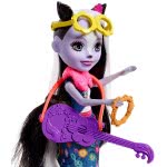 Mattel Enchantimals Rockin Drumset Κούκλα Και Ζωάκι Με Αξεσουάρ FCC62 / FRH41 887961625677