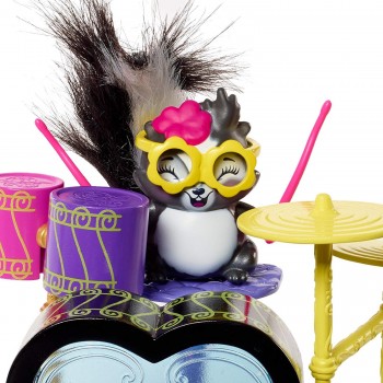 Mattel Enchantimals Rockin Drumset Doll With Friend Animal And Accessory FCC62 / FRH41 887961625677