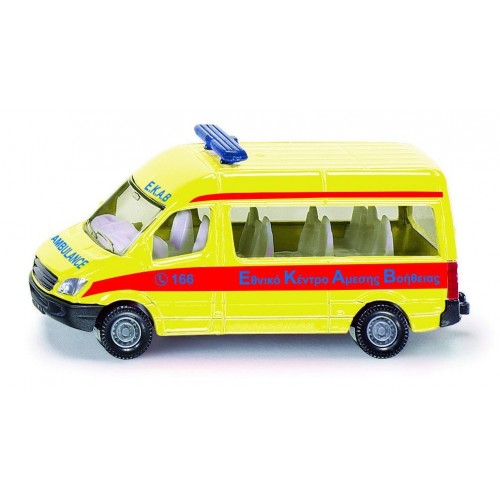 siku Ambulance With Windows Greek GR1083 4006874910830