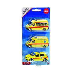 siku Set 3 Greek Health Vehicles 1825 4006874918256