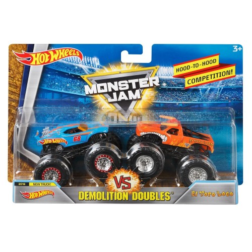 Mattel Monster Jam Οχήματα Σετ Των 2, 1:64 - 10 Σχέδια X9017 746775176150