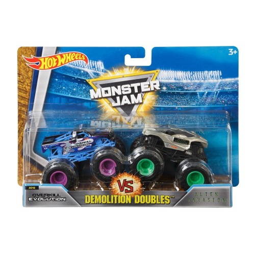 Mattel Monster Jam Οχήματα Σετ Των 2, 1:64 - 10 Σχέδια X9017 746775176150