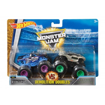 Mattel Monster Jam Οχήματα Σετ Των 2, 1:64 - 10 Σχέδια X9017 746775176150