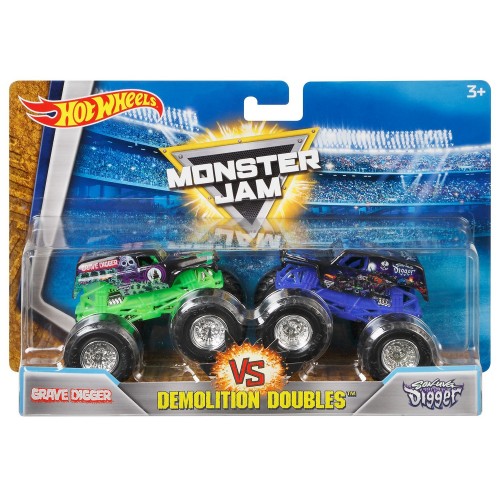 Mattel Monster Jam Οχήματα Σετ Των 2, 1:64 - 10 Σχέδια X9017 746775176150