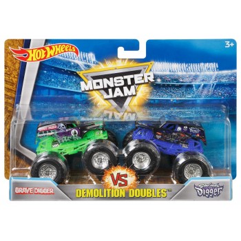Mattel Monster Jam Οχήματα Σετ Των 2, 1:64 - 10 Σχέδια X9017 746775176150