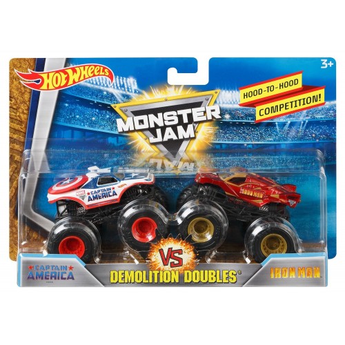 Mattel Monster Jam Οχήματα Σετ Των 2, 1:64 - 10 Σχέδια X9017 746775176150
