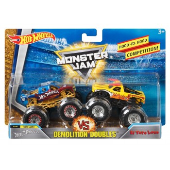 Mattel Monster Jam Οχήματα Σετ Των 2, 1:64 - 10 Σχέδια X9017 746775176150