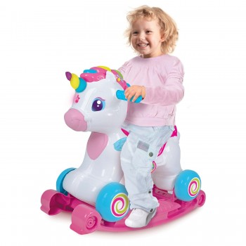 Clementoni Baby Educational Baby Toddler Toy Unicorn Ride On 3 In 1 For 12-36 Months 1000-63370 8005125633708