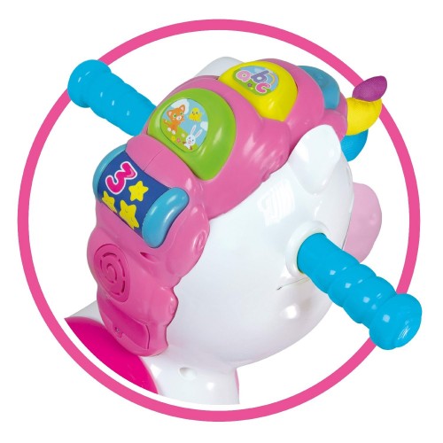 Clementoni Baby Educational Baby Toddler Toy Unicorn Ride On 3 In 1 For 12-36 Months 1000-63370 8005125633708