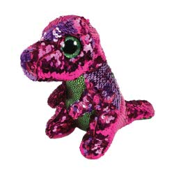 ty Beanie Boos Flippables Χνουδωτό Sequin Δράκος Ροζ - Πράσινος 15 Εκ. 1607-36262 008421362622