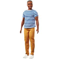 Mattel Barbie Ken Fashionistas No.18 Super Stripes Ken DWK44 / FTN86 887961601435