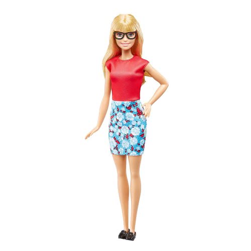 Mattel Barbie Room Doll With Glasses DVX51 / DVX52 887961376791