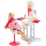 Mattel Barbie Room With Blonde Doll, Beauty Salon DVX51 / FJB36 887961531916
