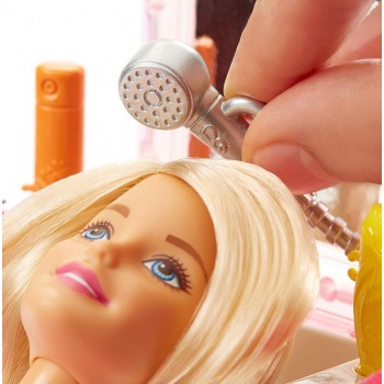 Mattel Barbie Room With Blonde Doll, Beauty Salon DVX51 / FJB36 887961531916