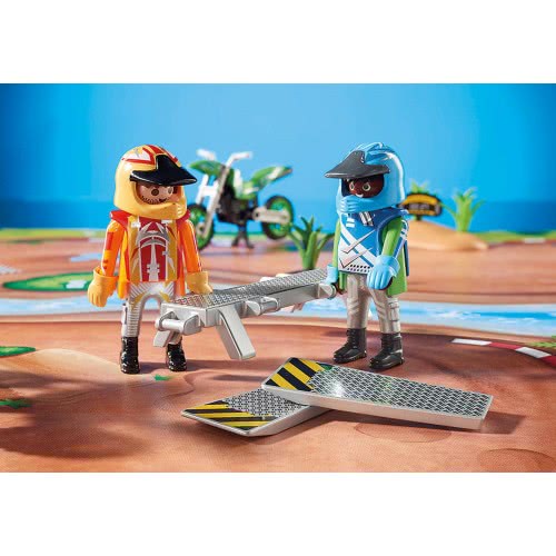 Playmobil Επιφάνεια Παιχνιδιού Πίστα Motocross 9329 4008789093295
