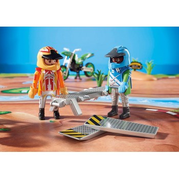 Playmobil Επιφάνεια Παιχνιδιού Πίστα Motocross 9329 4008789093295