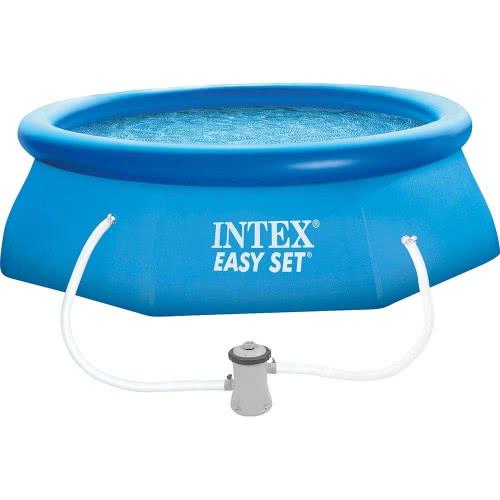 INTEX Πισίνα Easy Set Pool Με Φίλτρο-Αντλία 396X84εκ Σειρά Premium 28142 6941057400174