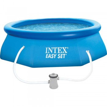 INTEX Πισίνα Easy Set Pool Με Φίλτρο-Αντλία 396X84εκ Σειρά Premium 28142 6941057400174