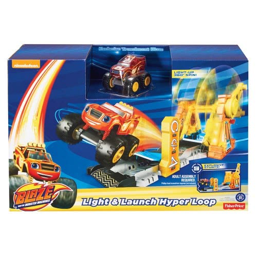 Mattel Nickelodeon Blaze Και The Monster Machines, Light Και Launch Hyper Loop DTK34 887961357691