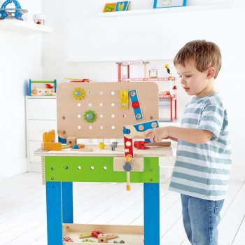 Hape Early Explorer Ξύλινος Πάγκος Εργασίας Master Workbench E3000 6943478004221