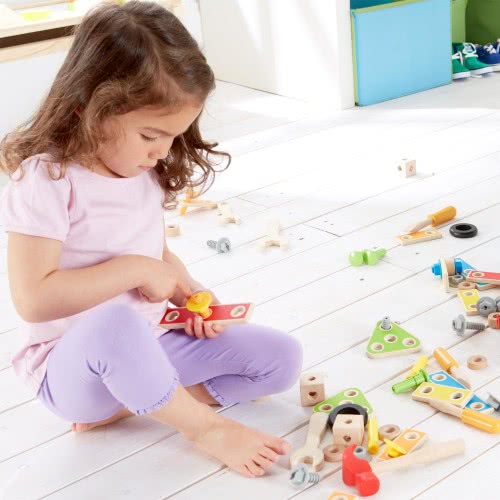 Hape Early Explorer Ξύλινος Πάγκος Εργασίας Master Workbench E3000 6943478004221