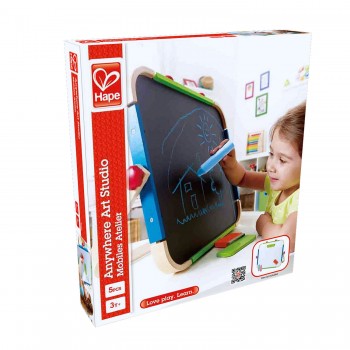 Hape Early Explorer Ξύλινος Πίνακας Anywhere Art Studio E1009 6943478010031