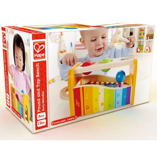 Hape Early Melodies Pound & Tap Bench E0305 6943478002340