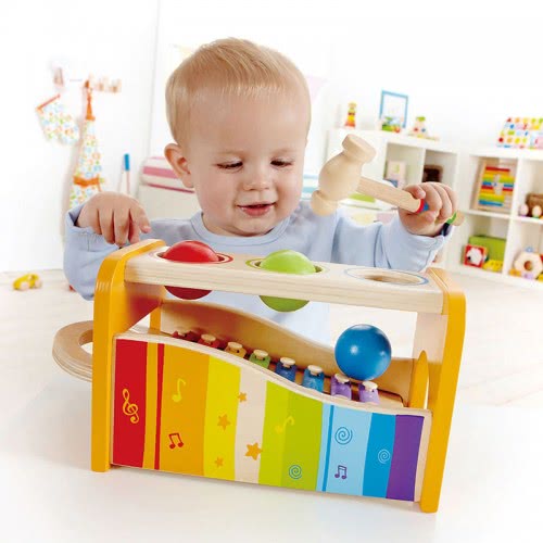 Hape Early Melodies Pound & Tap Bench E0305 6943478002340