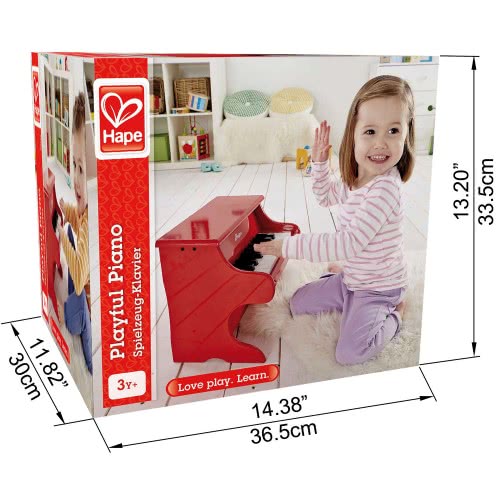 Hape Early Melodies Ξύλινο Πιάνο 18 Κλειδιά Playful Piano E0318 6943478008878