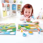 Hape Sunny Valley Puzzle 3 In 1 E1601 6943478016958