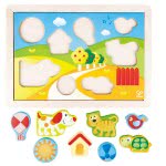 Hape Sunny Valley Puzzle 3 In 1 E1601 6943478016958