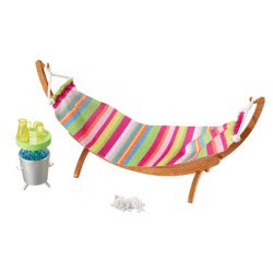 Mattel Barbie Έπιπλα Εξωτερικου Χώρου: Αιώρα DXB69 / DVX47 887961376722